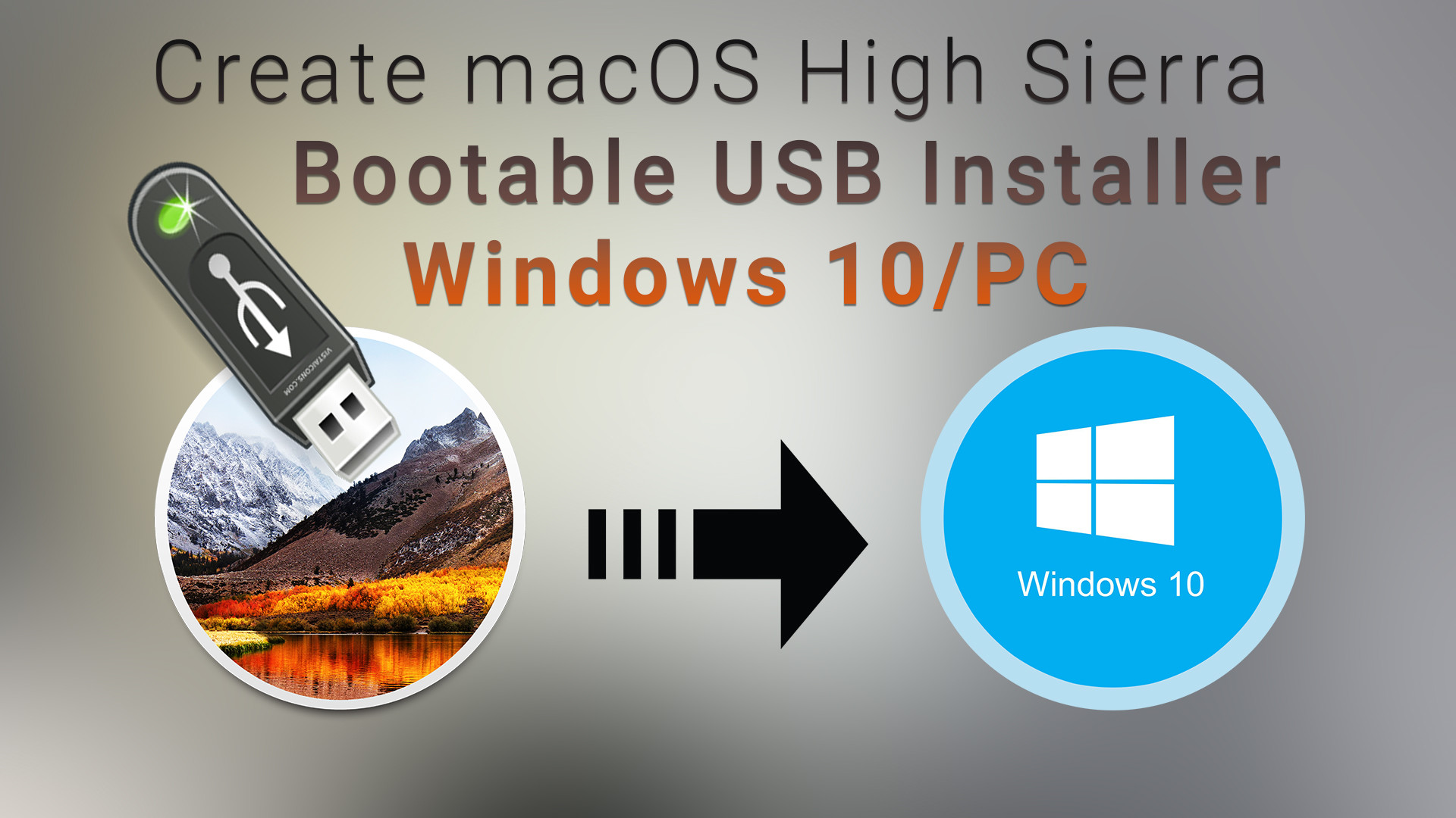 create a boot flash drive for mac os high sierra using windows 10 and dmg file
